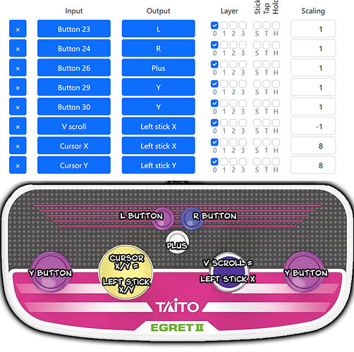 taito egret ii mini hid remapper adapter copy