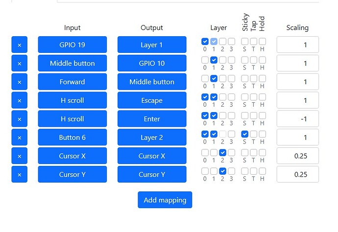 Seemingly exclusive layers